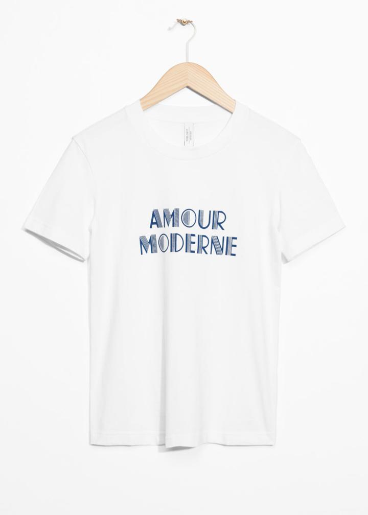 Other Stories Amour Moderne Tee - White