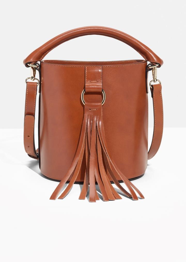 Other Stories Tassel Bucket Bag