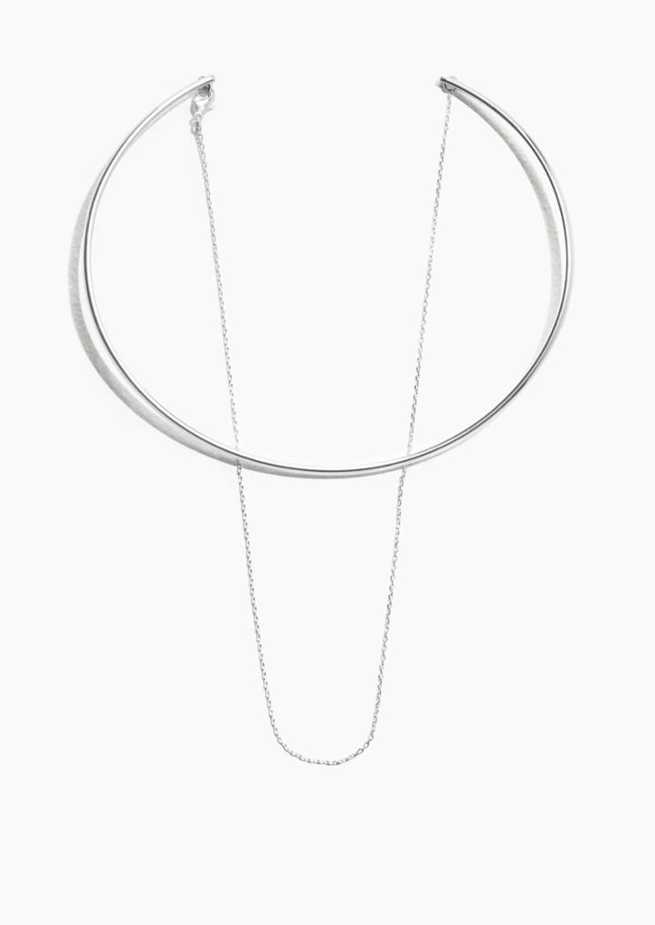 Other Stories Silver Chain Choker
