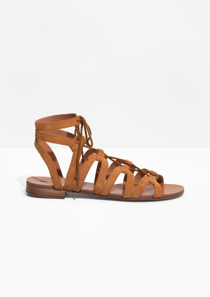 Other Stories Lacing Sandals