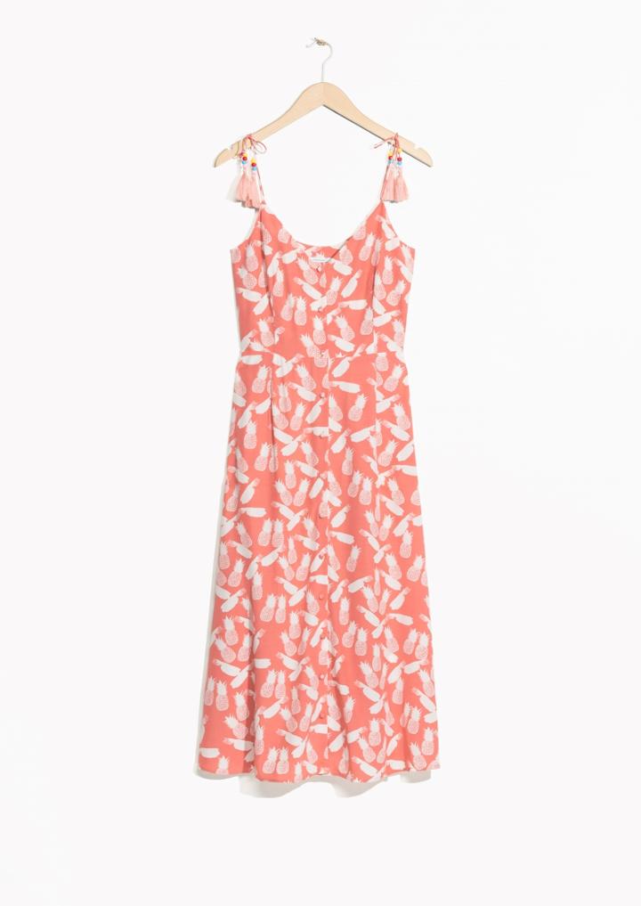 Other Stories Pineapple Tassel Dress