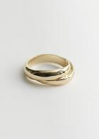 Other Stories Twist Finish Ring - Gold
