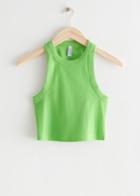 Other Stories Cropped Tank Top - Green