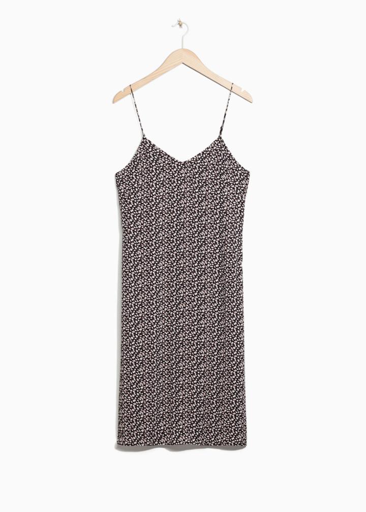 Other Stories Thin Strap Dress - Black