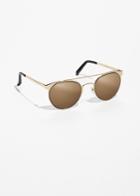 Other Stories Metal Frame Aviator Sunglasses - Gold