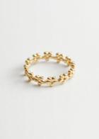 Other Stories Floral Ring - Gold