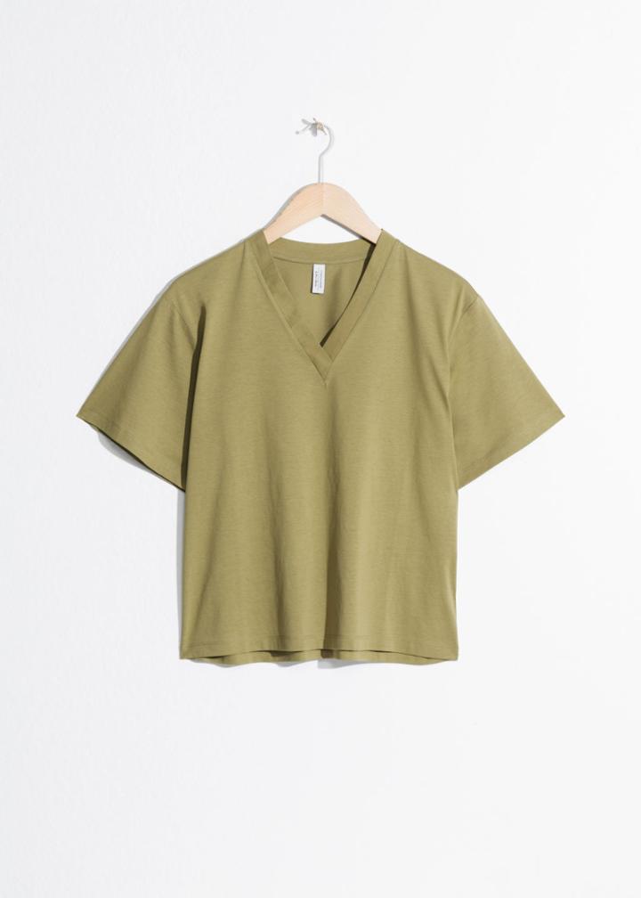 Other Stories V-neck T-shirt - Green