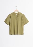 Other Stories V-neck T-shirt - Green