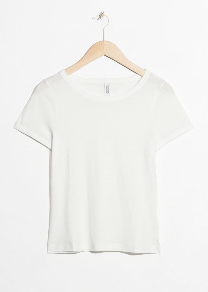 Other Stories Fitted Tee - White