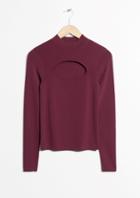 Other Stories Cut-out Sweater