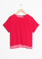 Other Stories Printed Blouse - Red
