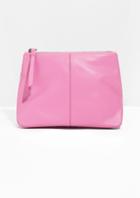 Other Stories Pink Leather Purse