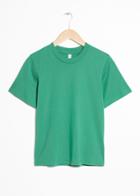Other Stories Basic Straight Fit T-shirt - Green