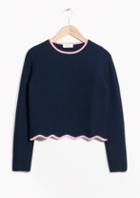 Other Stories Scallop Edge Sweater