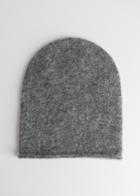 Other Stories Slouchy Wool Blend Beanie - Grey