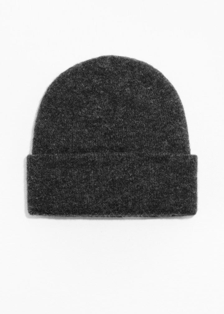 Other Stories Merino Wool Beanie - Grey