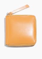 Other Stories Leather Zip Wallet - Orange
