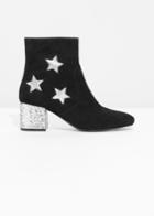 Other Stories Star Ankle Boots - Black
