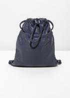 Other Stories Drawstring Leather Backpack - Blue