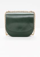 Other Stories Chained Leather Saddle Bag