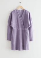 Other Stories Corduroy Mini Dress - Purple