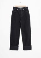 Other Stories Cuffed High Waisted Jeans
