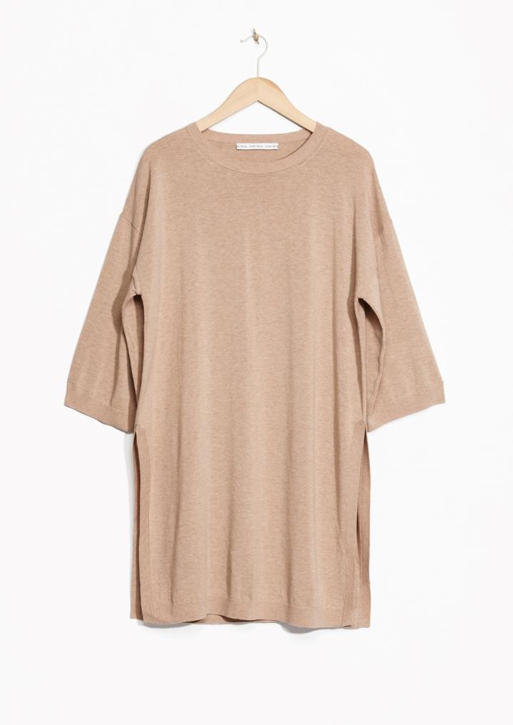 Other Stories Knitted Tunic Dress