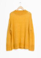 Other Stories Wool Blend Jumper - Yellow