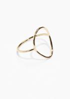 Other Stories Thin Droplet Ring - Gold
