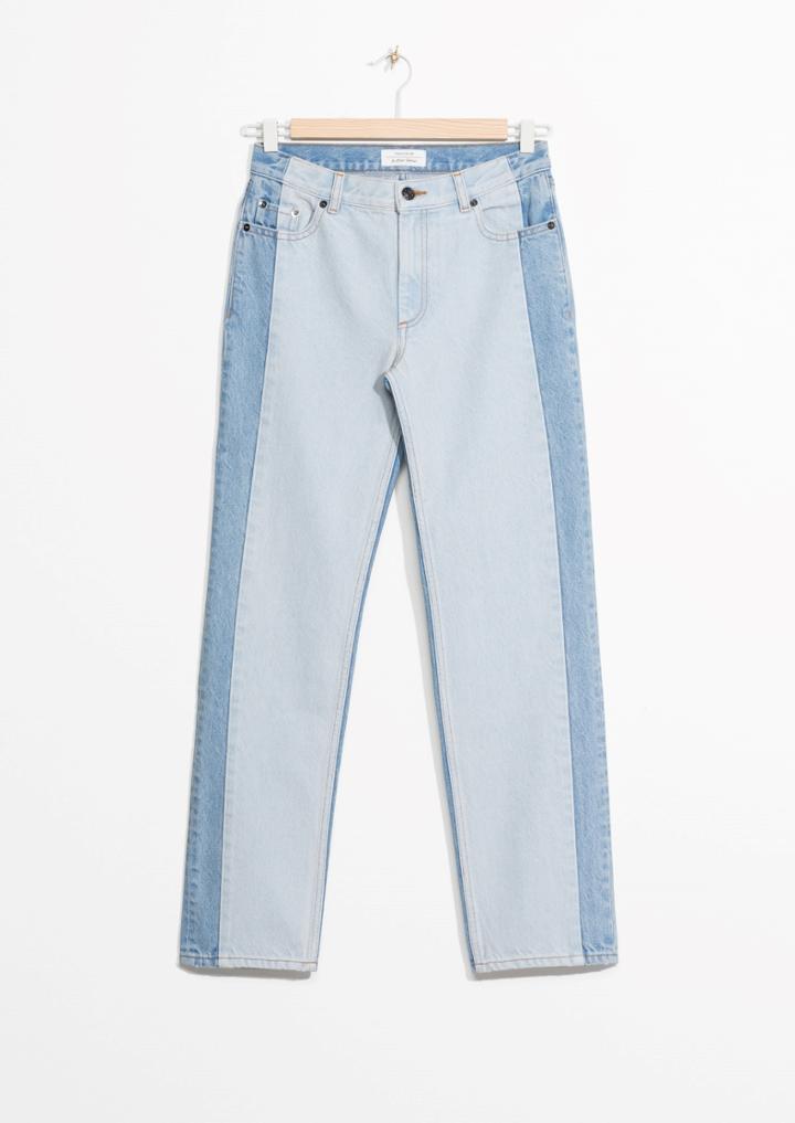 Other Stories Two-toned Jeans