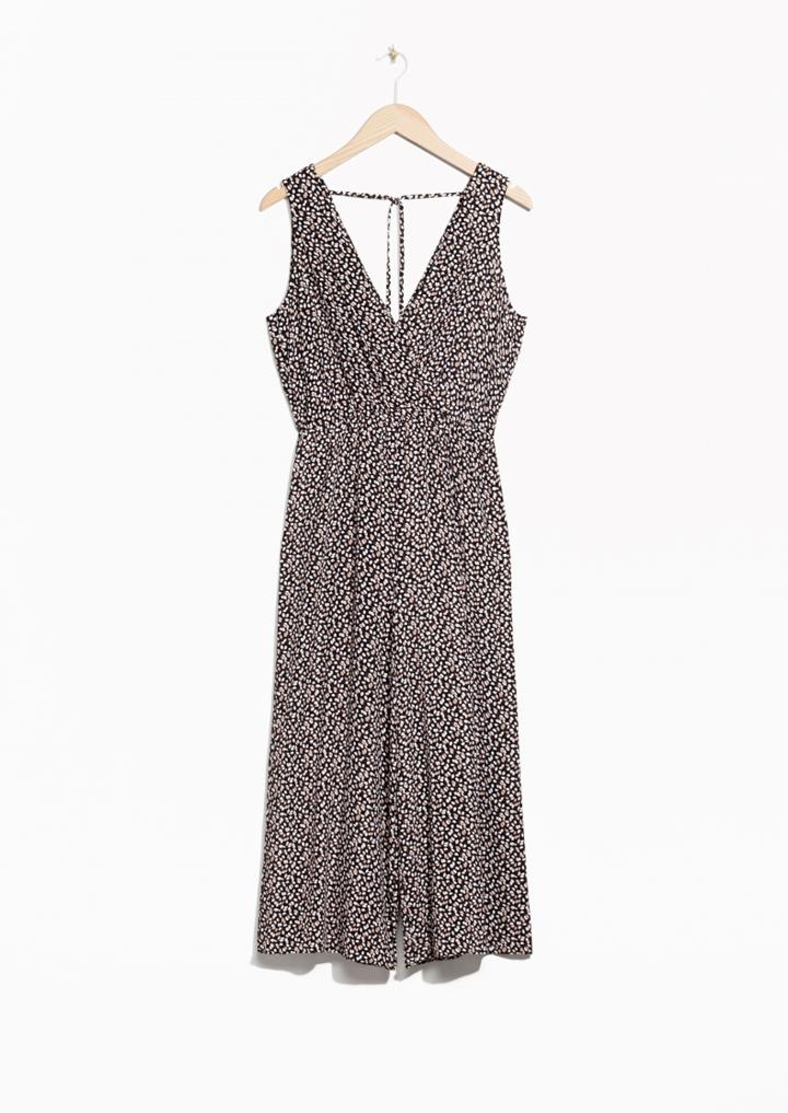 Other Stories Macchiato Print Jumpsuit