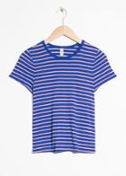 Other Stories Faded Striped T-shirt - Blue