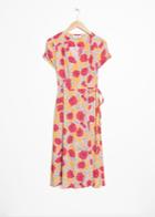 Other Stories Floral Printed Wrap Dress - Yellow