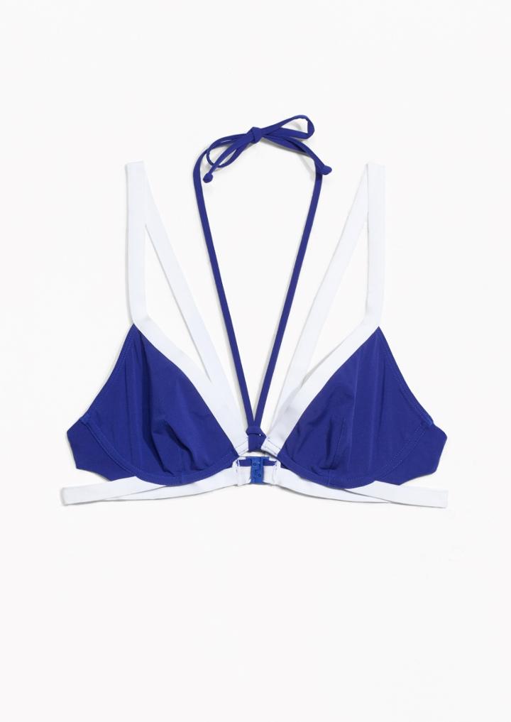 Other Stories Two-tone Underwire Bikini Top