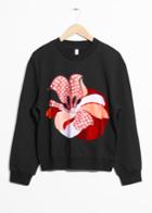 Other Stories Embroidery Sweater - Black