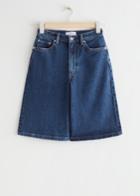 Other Stories Treasure Cut Shorts - Blue