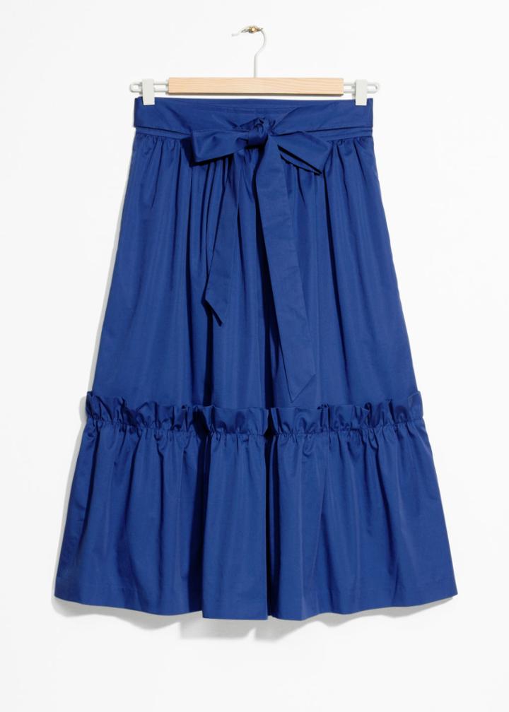Other Stories A-line Skirt - Blue