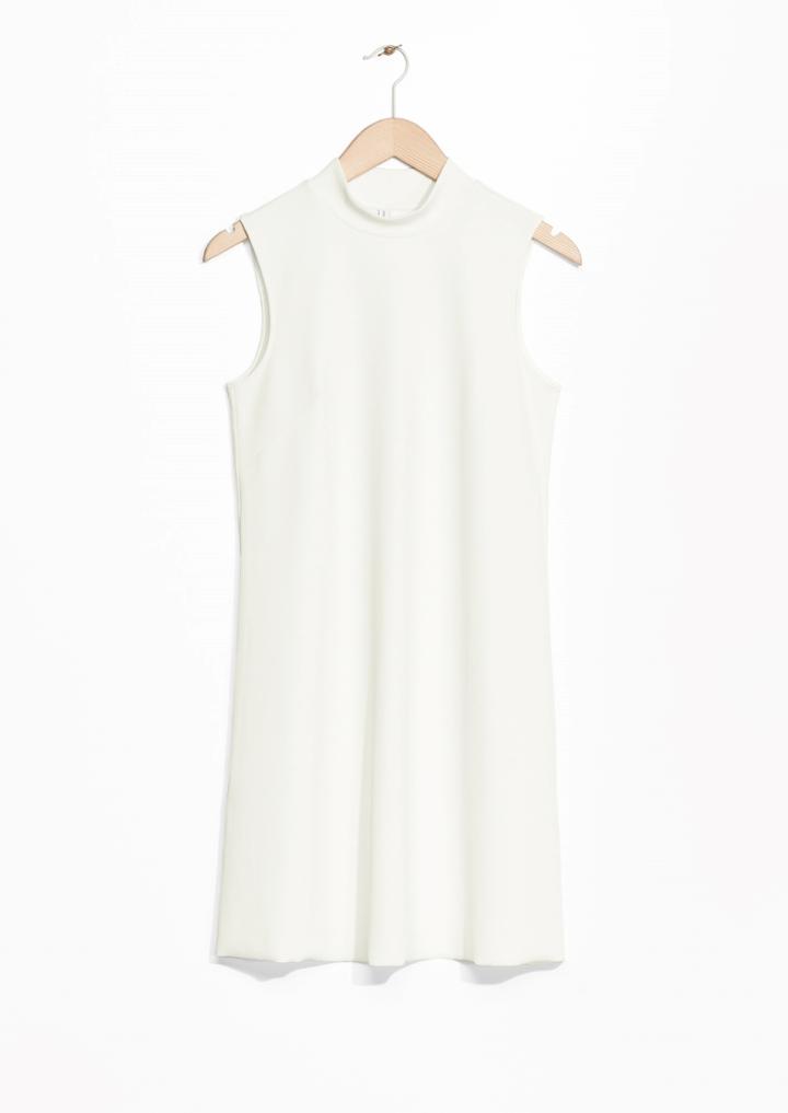 Other Stories Sleeveless Mock Neck Dress