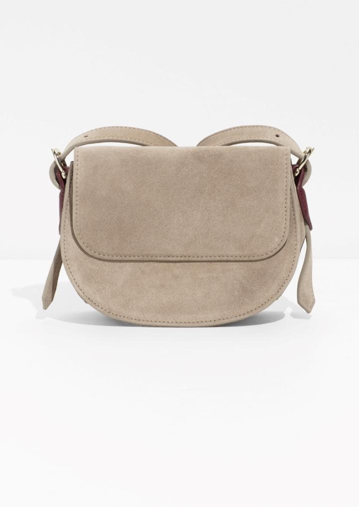 Other Stories Suede Crossover Bag