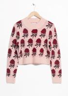 Other Stories Roses Jaqcuard Sweater