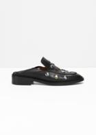 Other Stories Circle Stud Loafers - Black