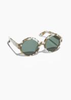 Other Stories Round Frame Sunglasses - Green