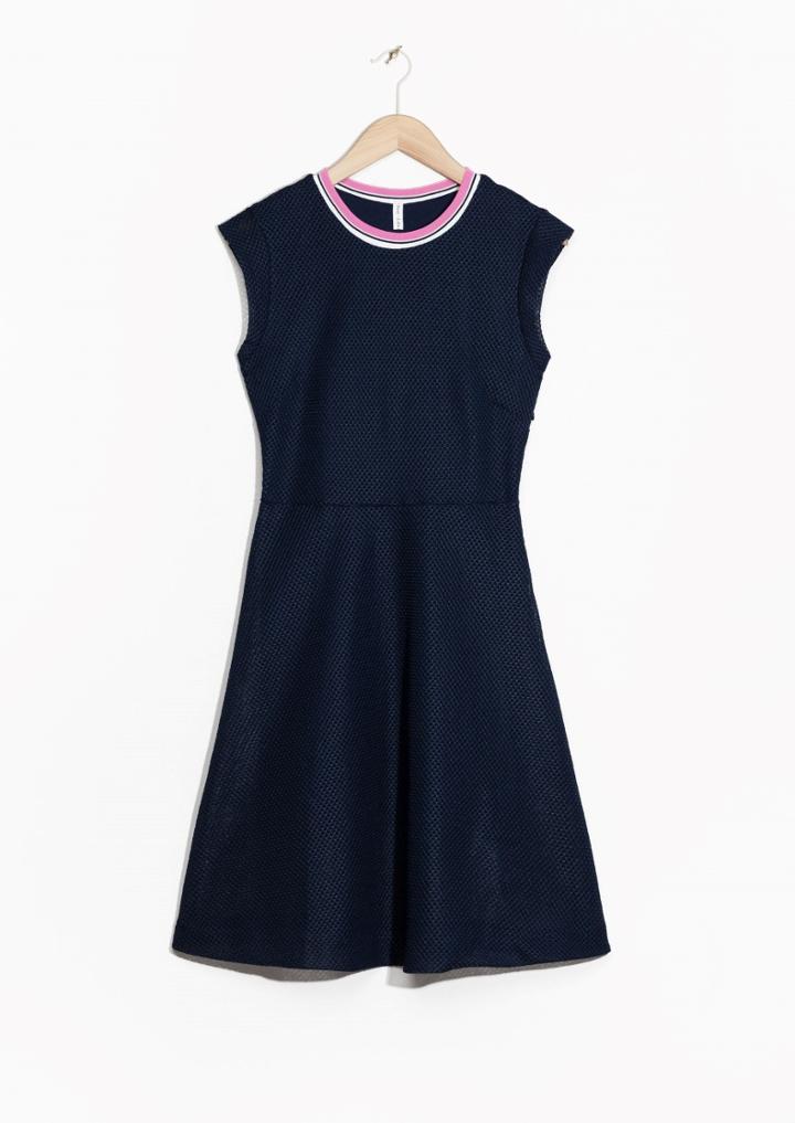 Other Stories A-line Mesh Dress