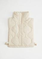 Other Stories Padded Quilted Collar - Beige