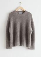 Other Stories Relaxed Knit Jumper - Beige