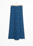 Other Stories Flower Print Wide Trousers - Blue