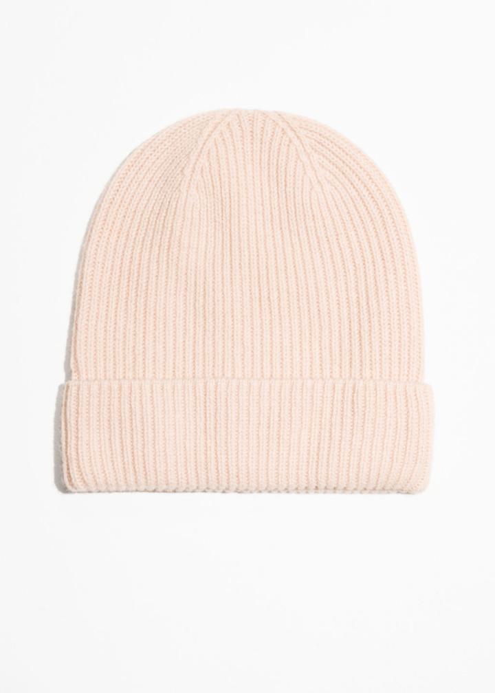 Other Stories Cashmere Beanie - Orange