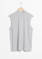 Other Stories Sleeveless Tank Top - Grey