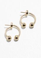 Other Stories Open Stud Hoops - Gold