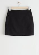 Other Stories A-line Mini Skirt - Black